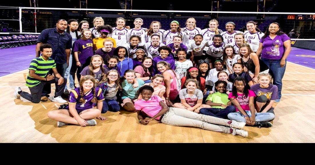 West Feliciana Middle School volleyball teams attend LSU Lady Tigers