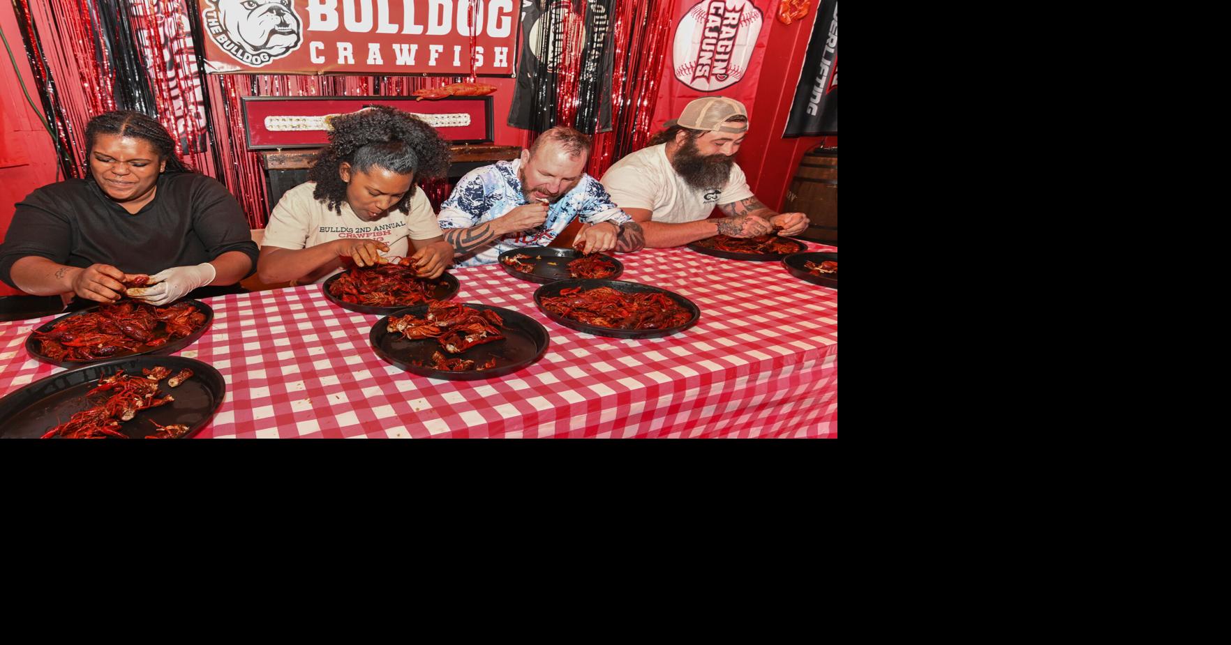 Photos: Crawfish Eating Contest at The Bulldog