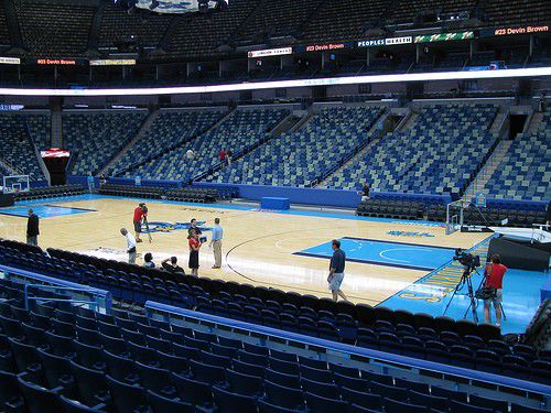 Sports Items: Hornets unveil new basketball court design - The