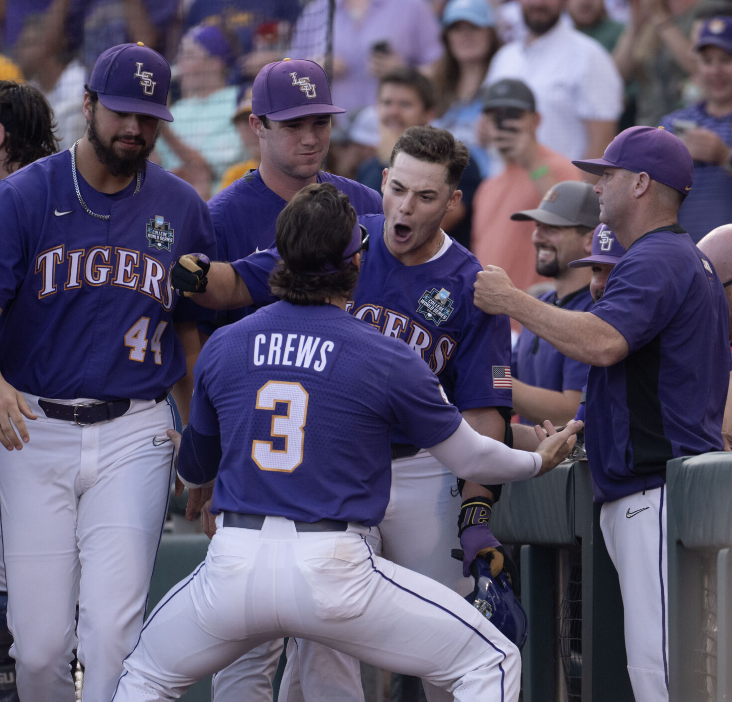 Photos: LSU Starts College World Series Play With Victory Over The Vols ...