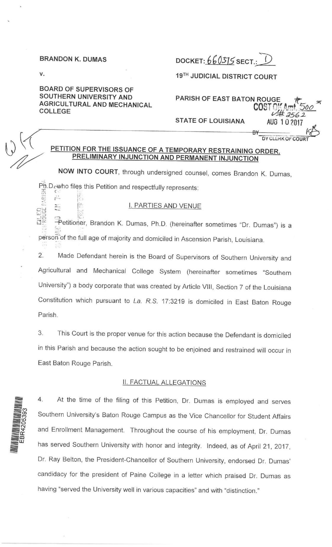 Former vice chancellor sues Southern University, fired after sex tape  questions emerged | Education | theadvocate.com