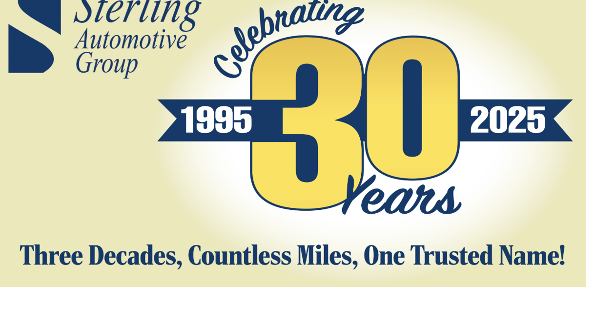 Celebrating 30 Years of Excellence: Sterling Automotive Group's Journey