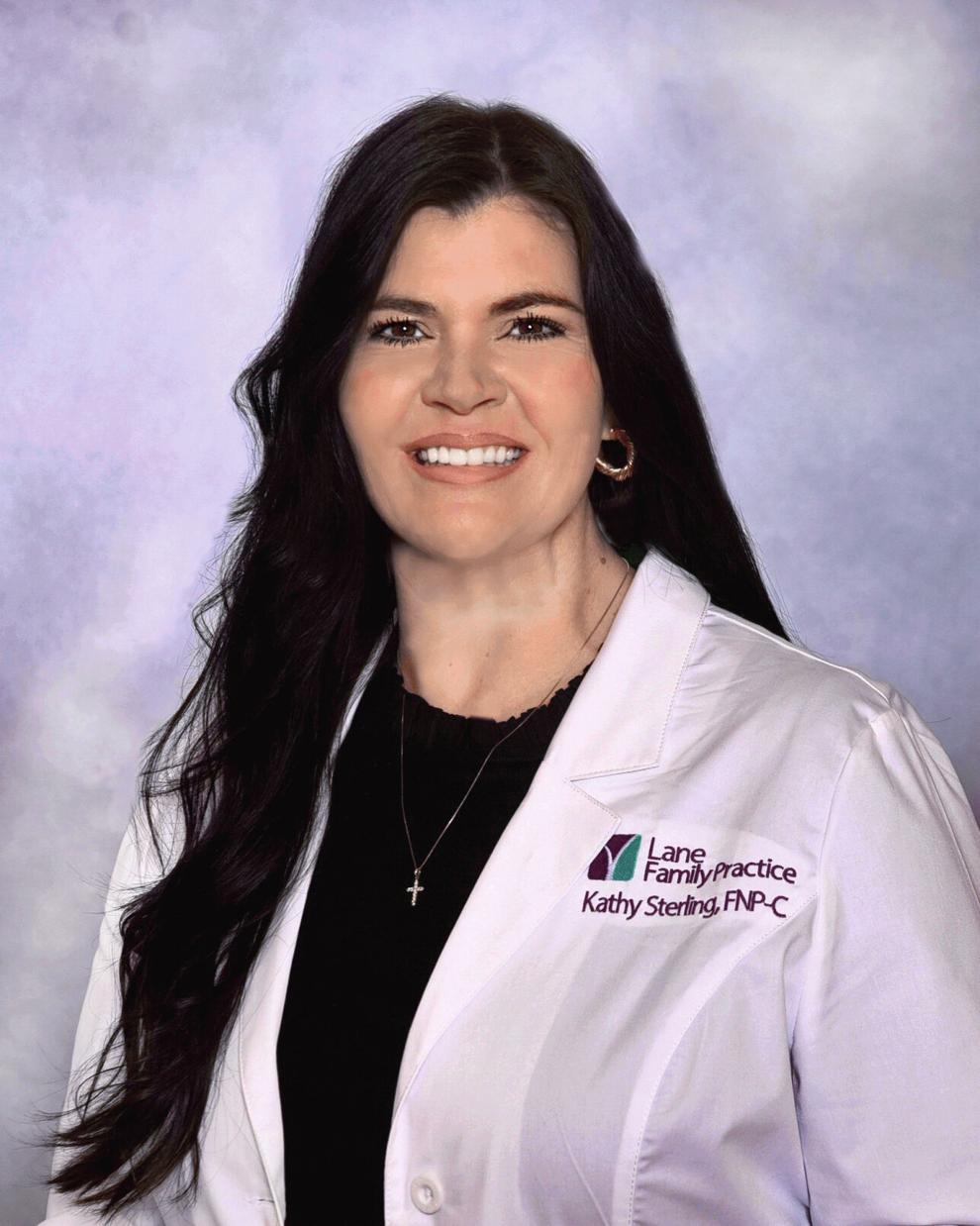 Certified family nurse practitioner Kathy Sterling joins Lane Family