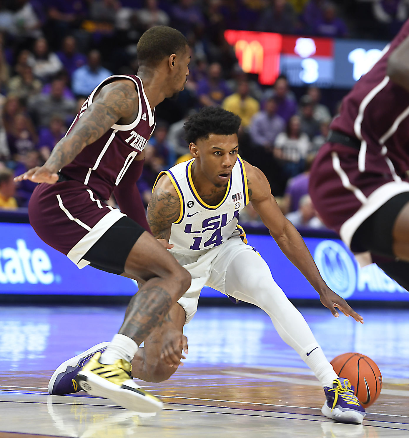 lsu basketball lineup