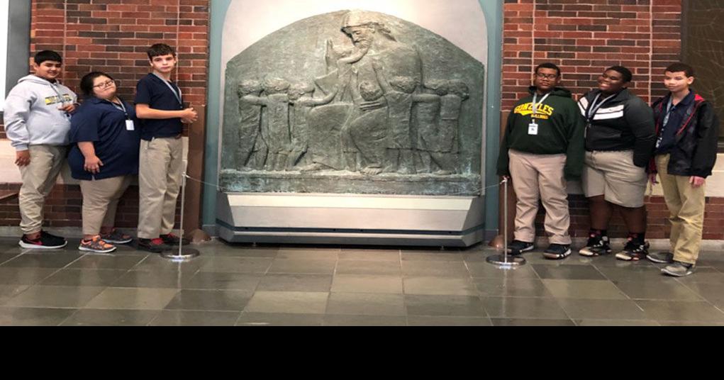 Gonzales Middle School students visit Louisiana Arts and Sciences