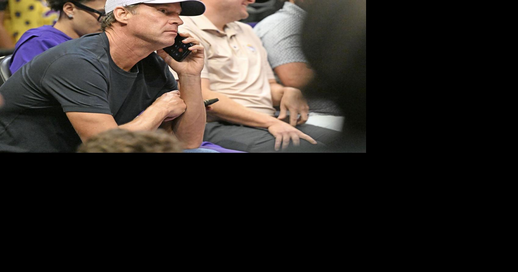 Image for LSU’s Lane Kiffin criticized over post tagging Donald Trump