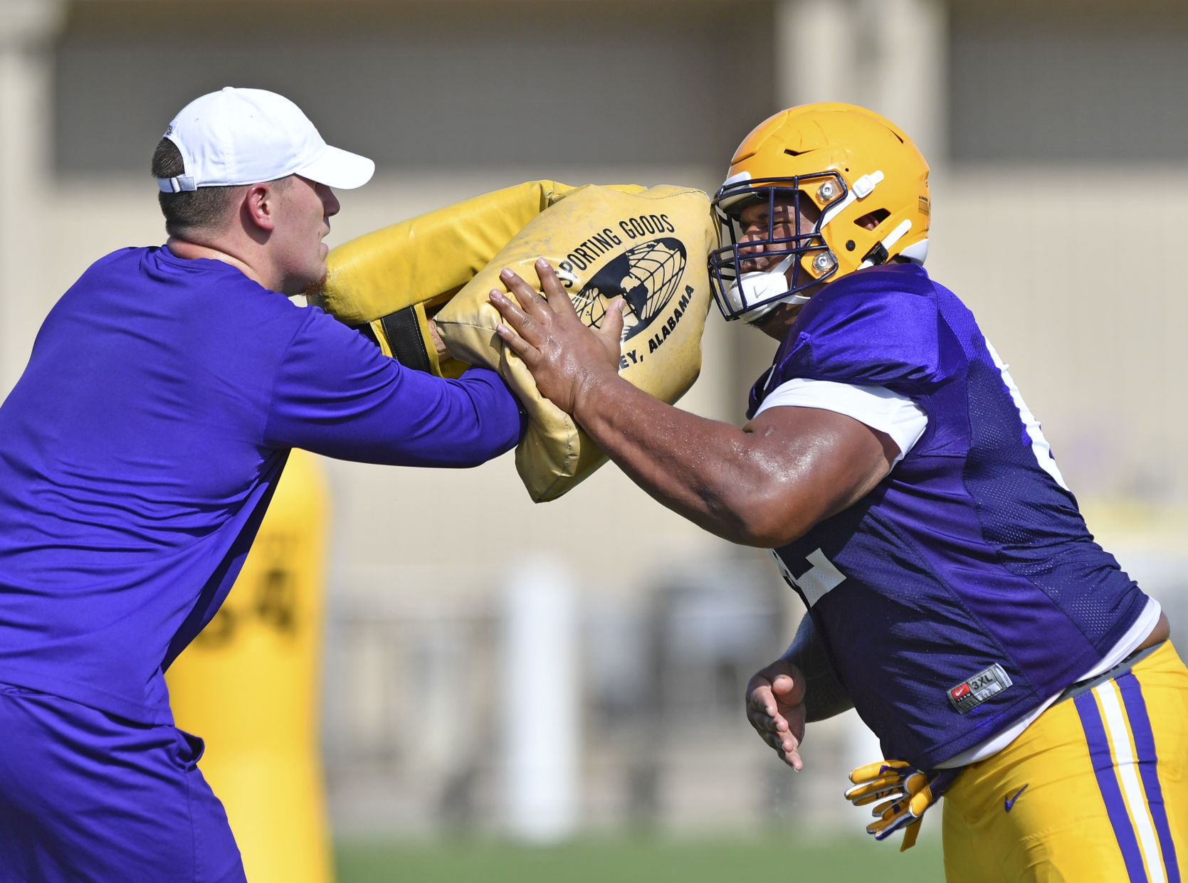 lsu football receiver gloves