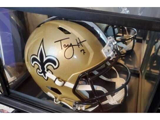 Taysom hill best sale signed helmet