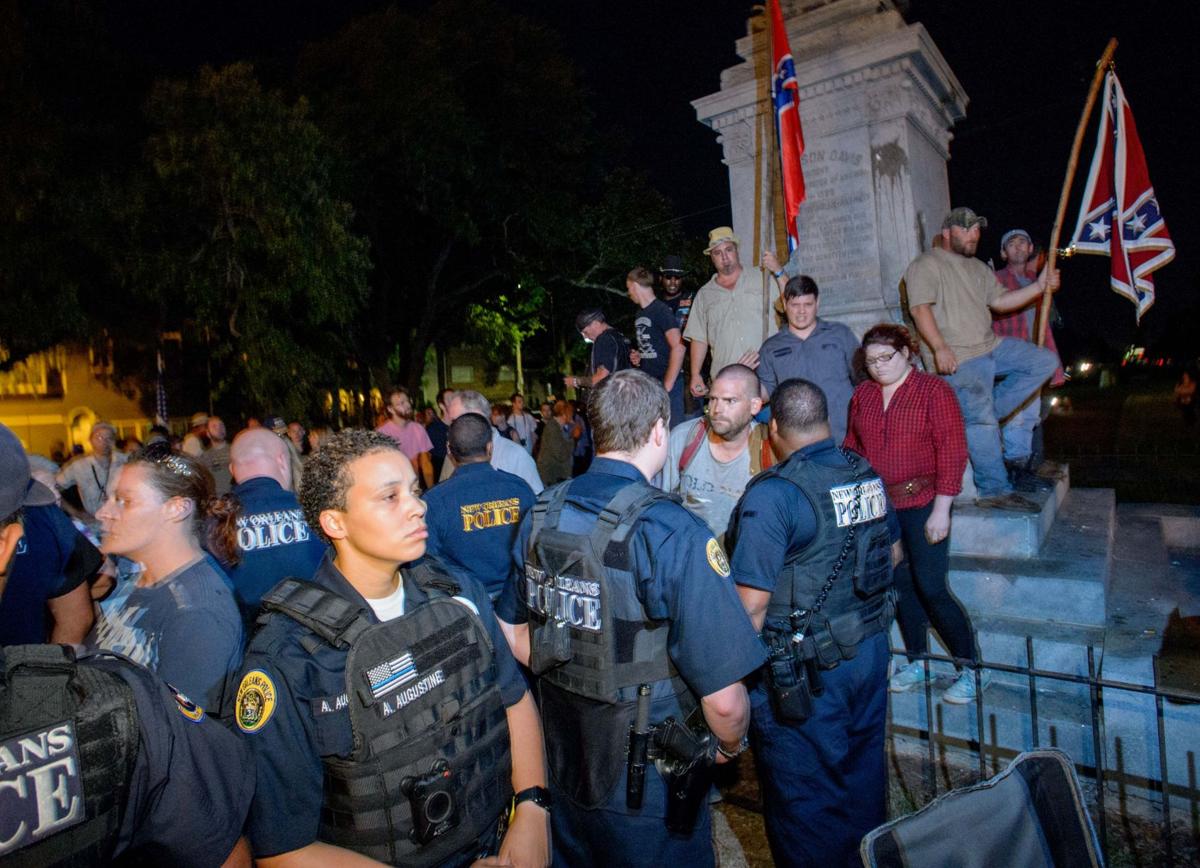 Five People Arrested During Jefferson Davis Monument Protests Nopd Says News 