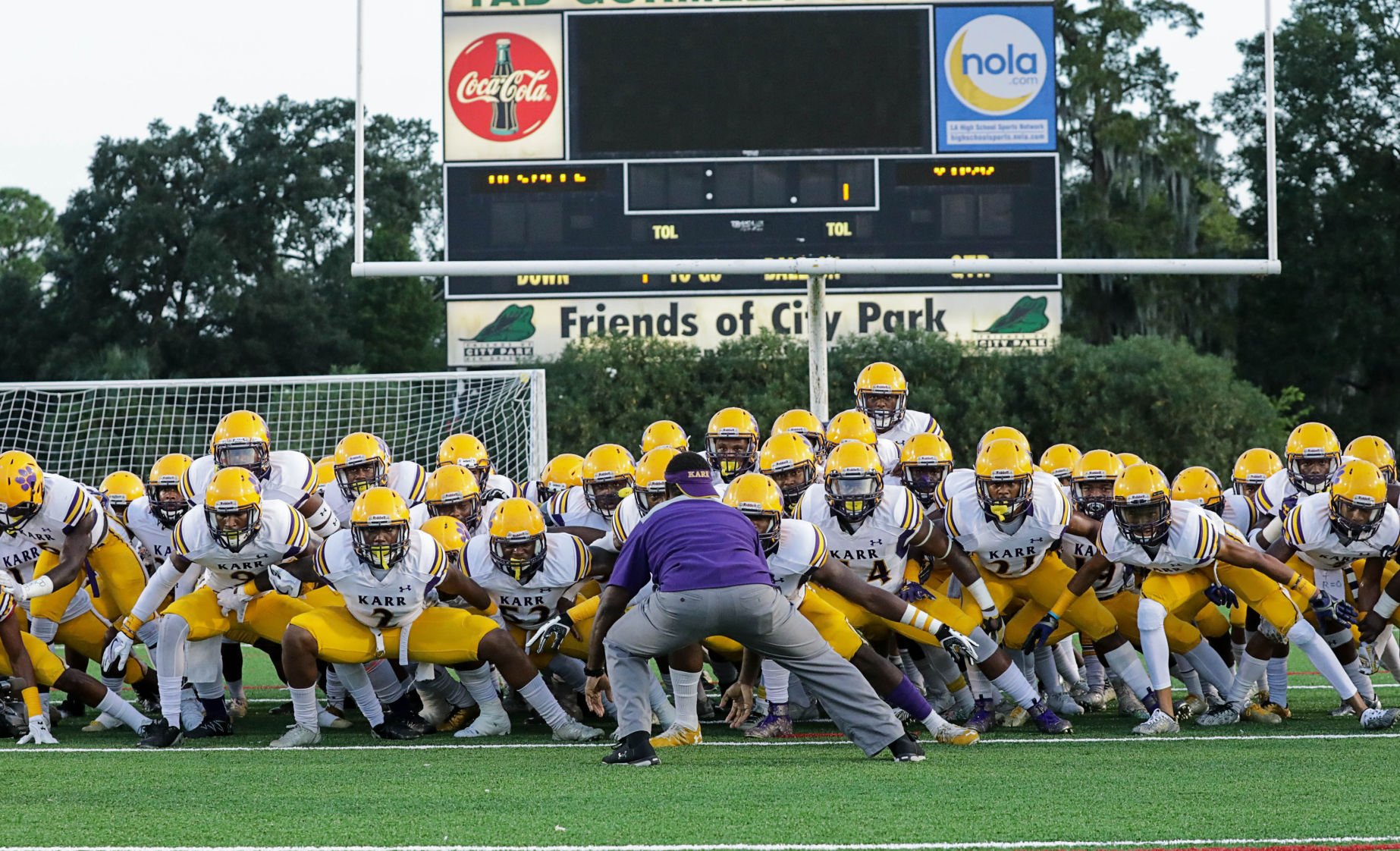 Edna karr deals football