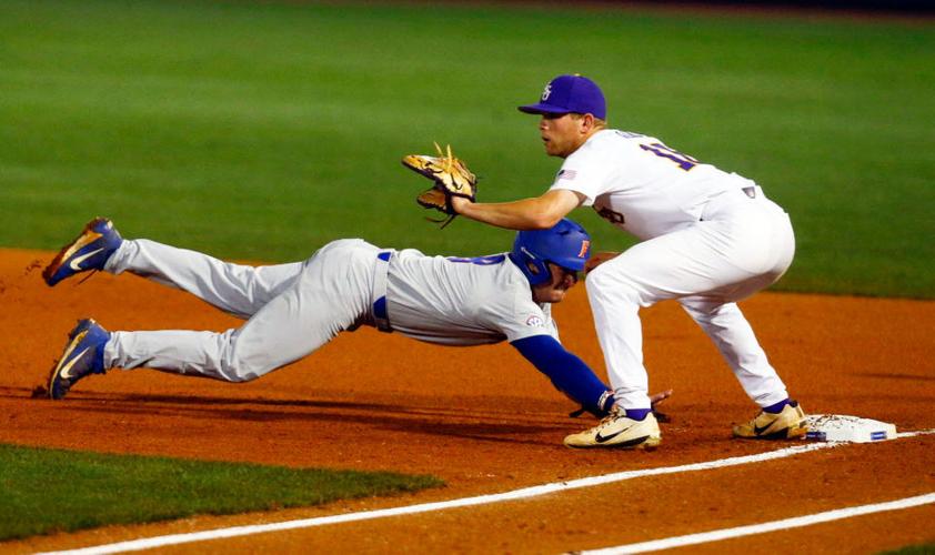 LSU baseball SEC Tournament game delayed with 100 lead, will resume 10