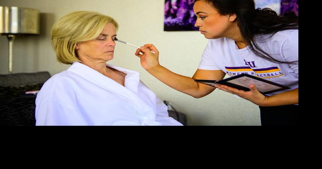Inside Kim Mulkey's pre-game glam time: From motherly advice to product ...