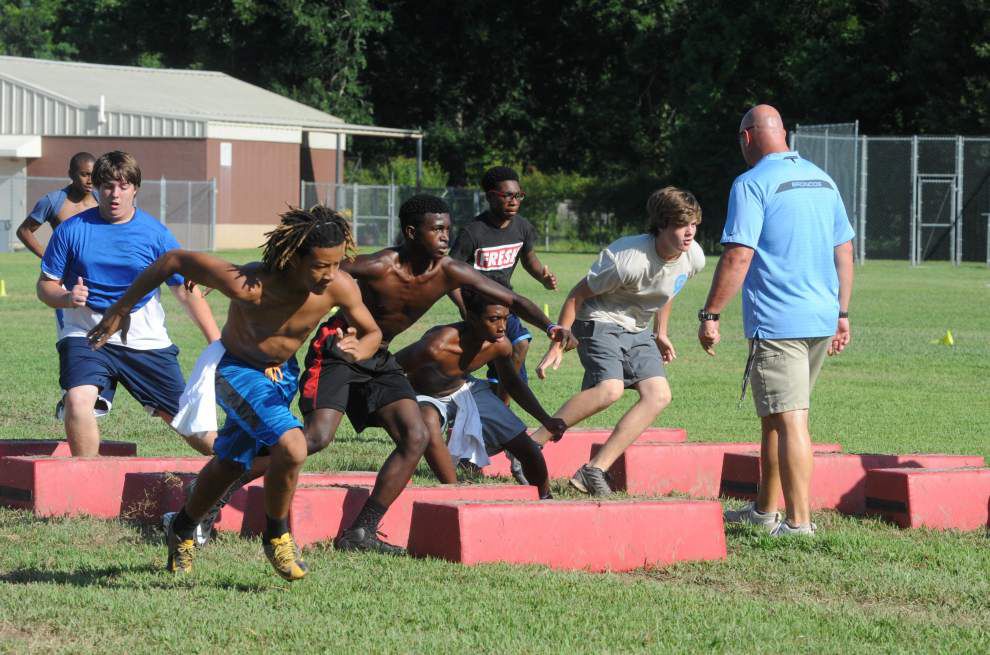 Zachary High teams work on building strength during summer months _lowres