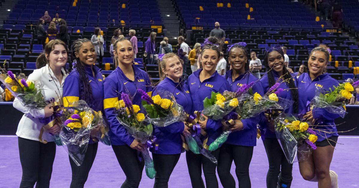 LSU gymnastics team finishes fourth after NCAA championships | LSU ...
