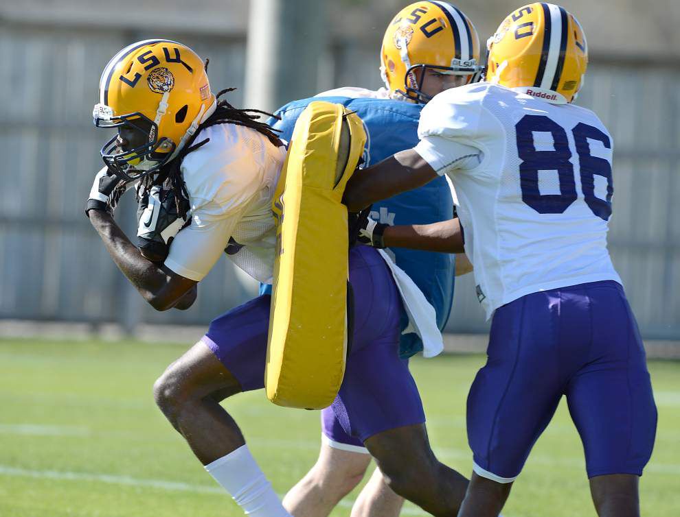 Video: Quantavius Leslie feels like he is up to speed in learning the LSU offense _lowres