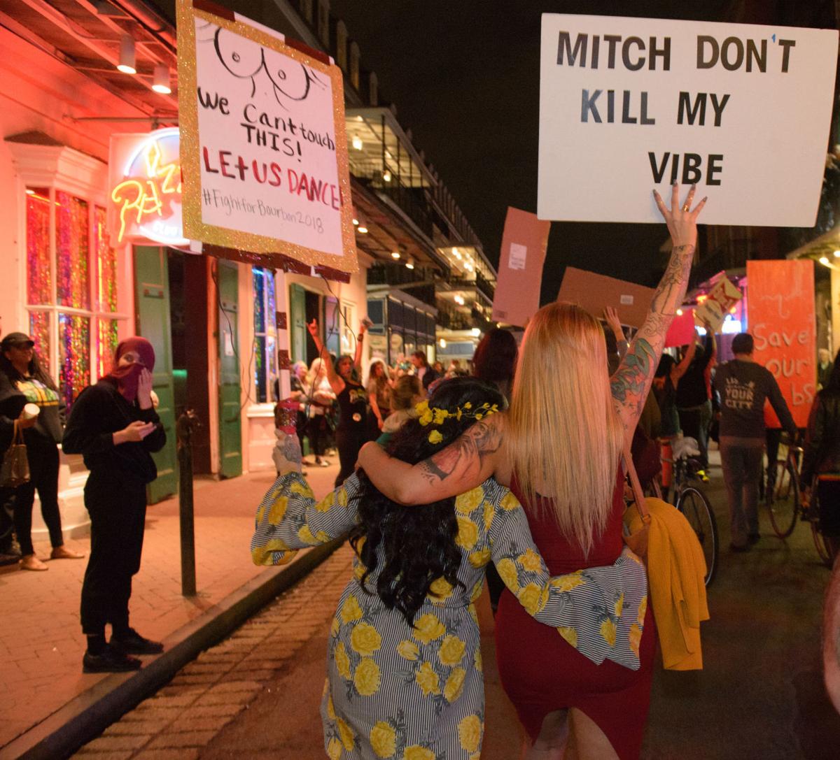 Hundreds Of Strippers Supporters Hold Protest After Crackdown On 