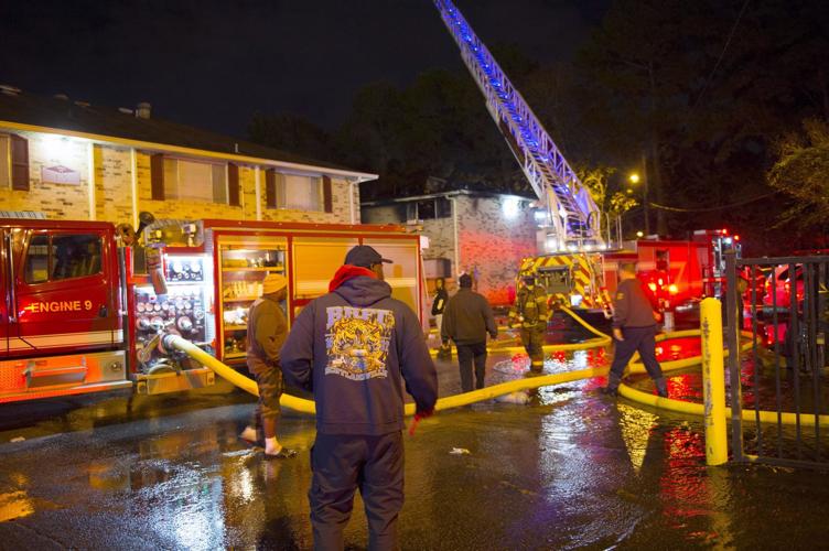 Major fire at Goodwood Place Apartments causes roof to collapse on