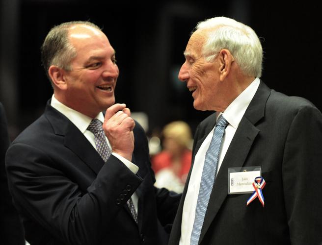 John Mamoulides and Gov. John Bel Edwards