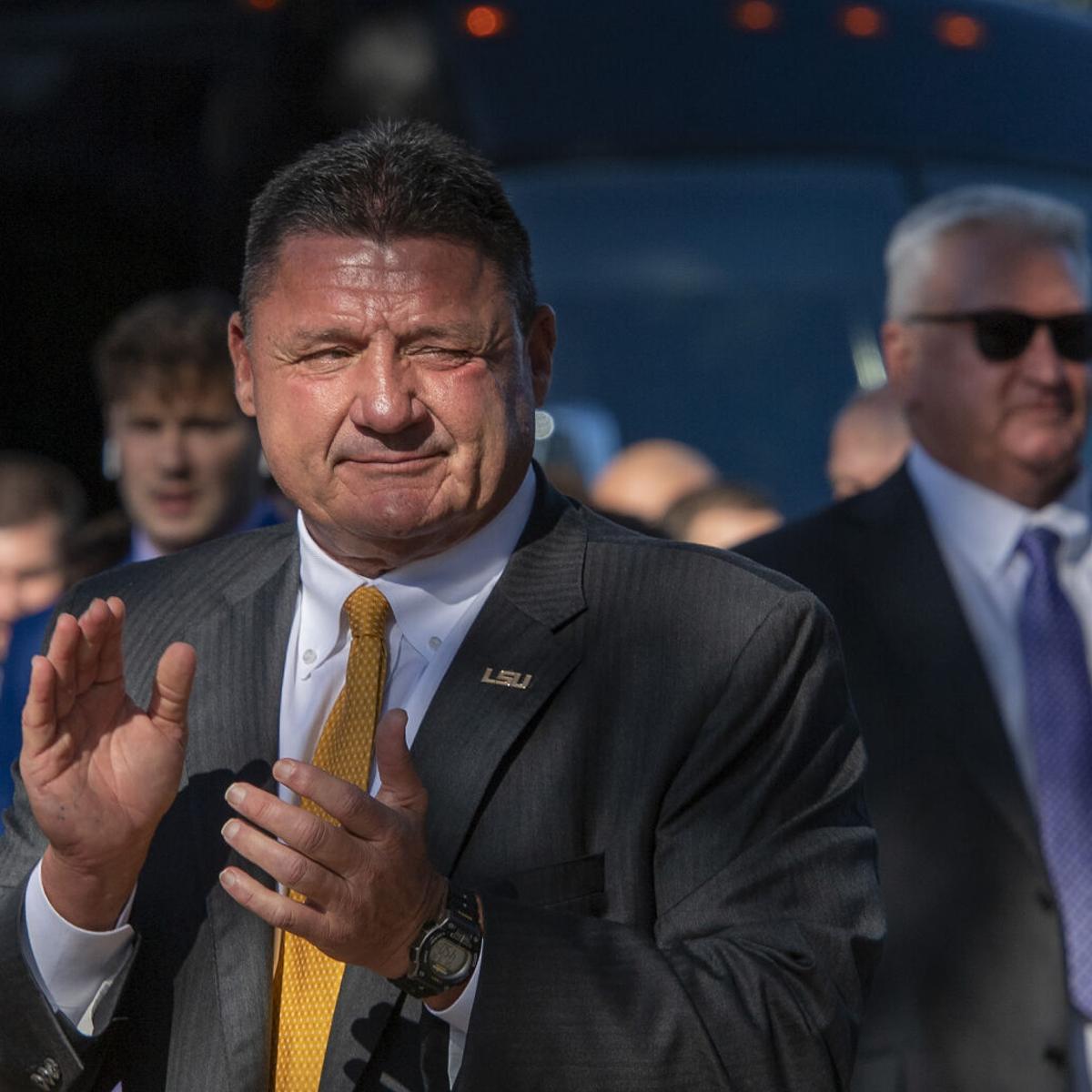 Rabalais It S Been A Long Week Ed Orgeron Finds Himself In Need Of Another Bluegrass Miracle Lsu Theadvocate Com Rabalais It S Been A Long Week Ed Orgeron Finds Himself In Need Of Another Bluegrass Miracle Lsu Theadvocate Com