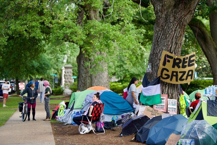 Tulane protest morning 4