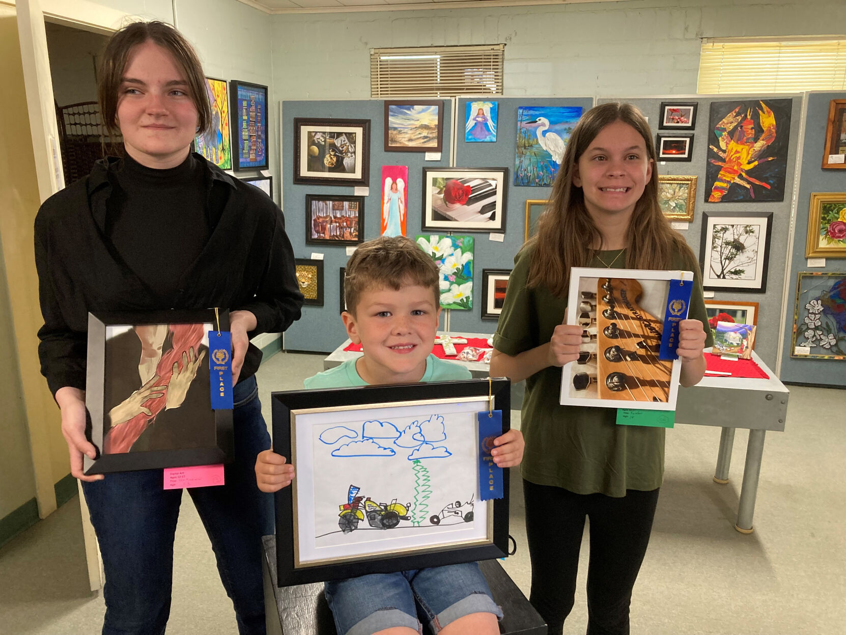 Young artists works are awarded at River Region Art Association s