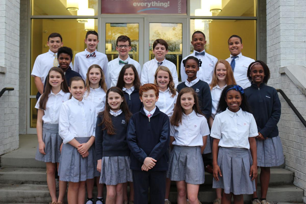 Dunham middle schoolers inducted into National Junior Honor Society