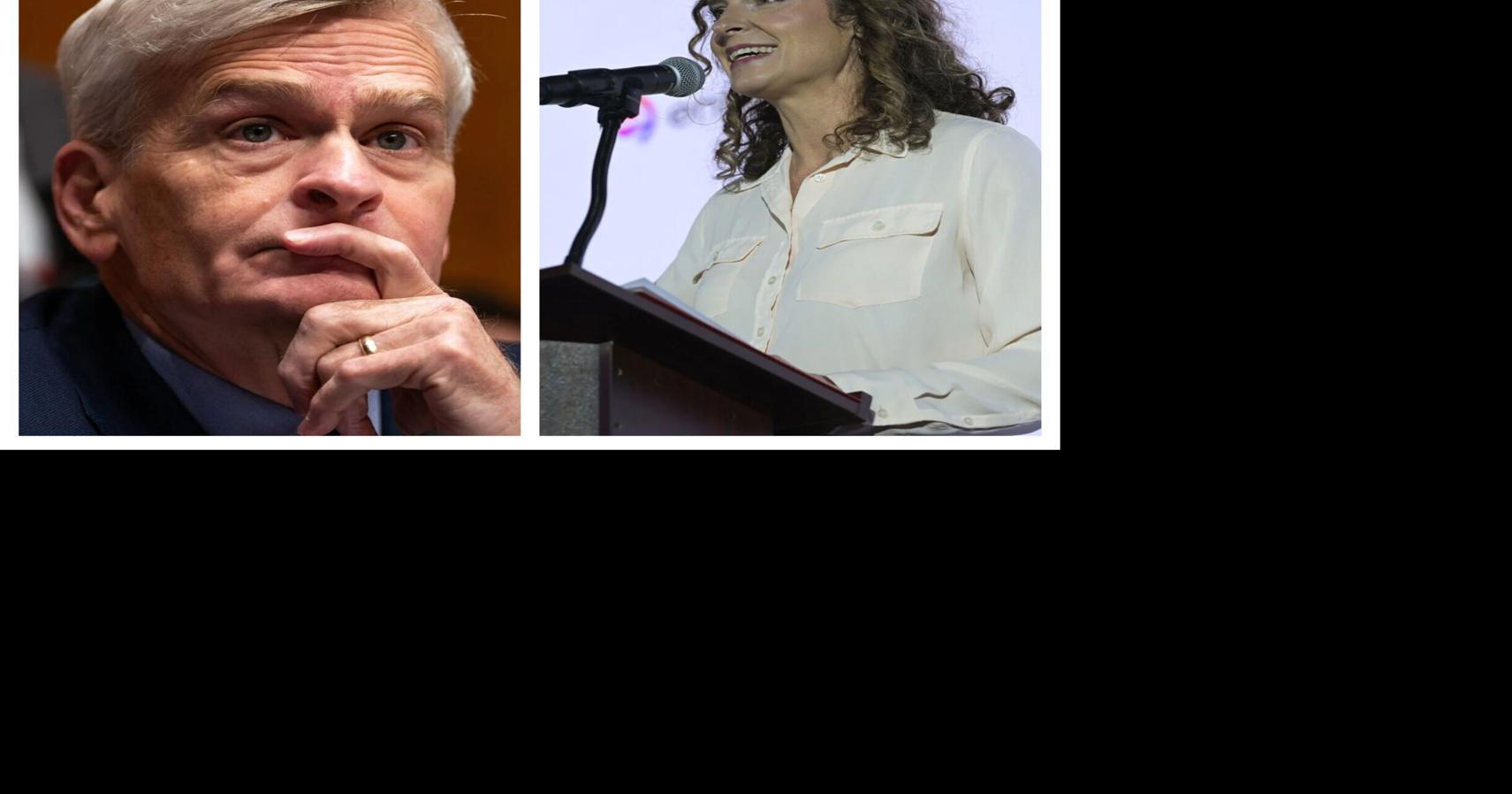 Während Bill Cassidys Verbündete Julia Letlow im US-Senatswahlkampf ...