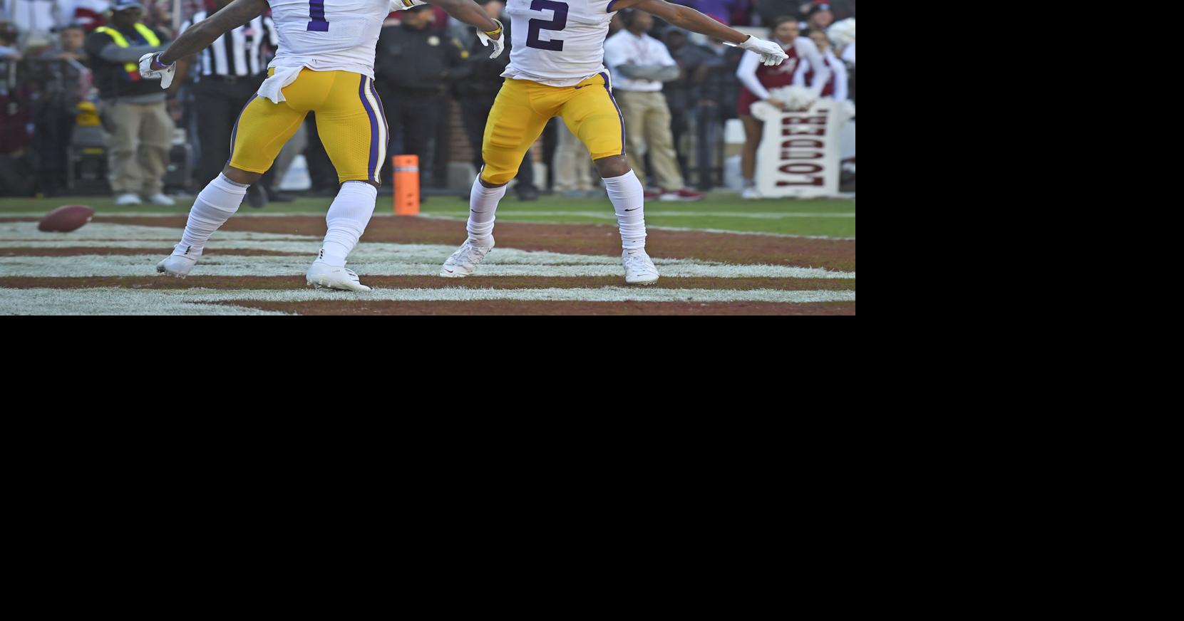 LSU receiver Justin Jefferson misses Nov. 20 practice, Pettigrew works in  shoulder pads, Archive