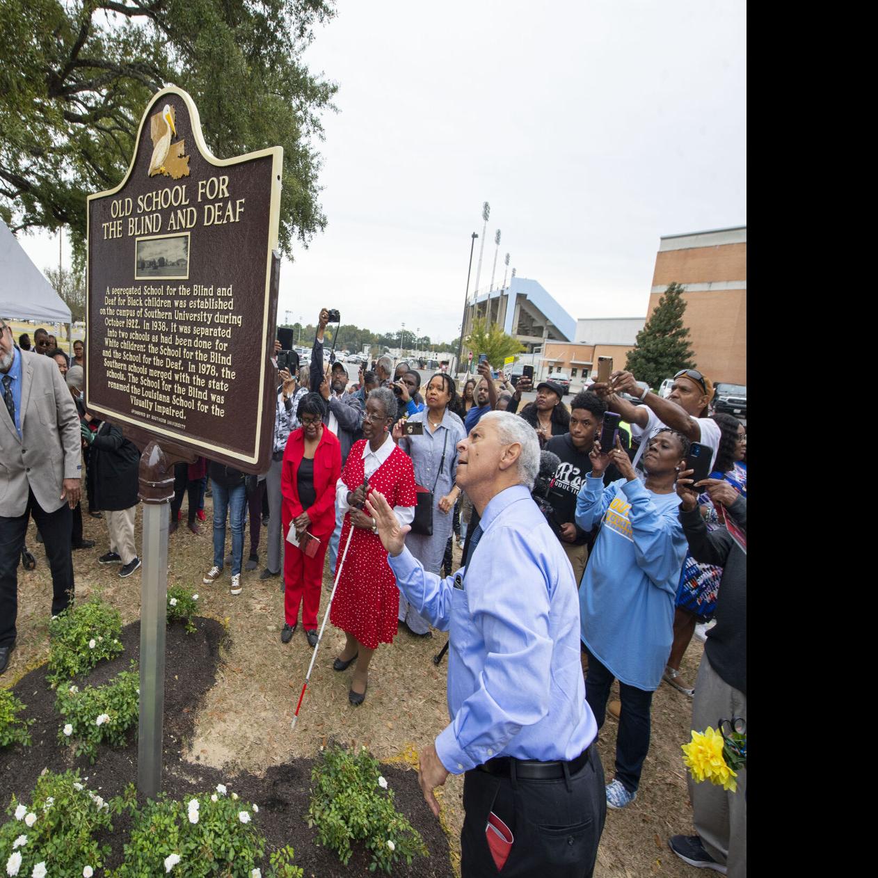 Southern unveils historical marker commemorating former state school for  Black deaf and blind students | Education | theadvocate.com