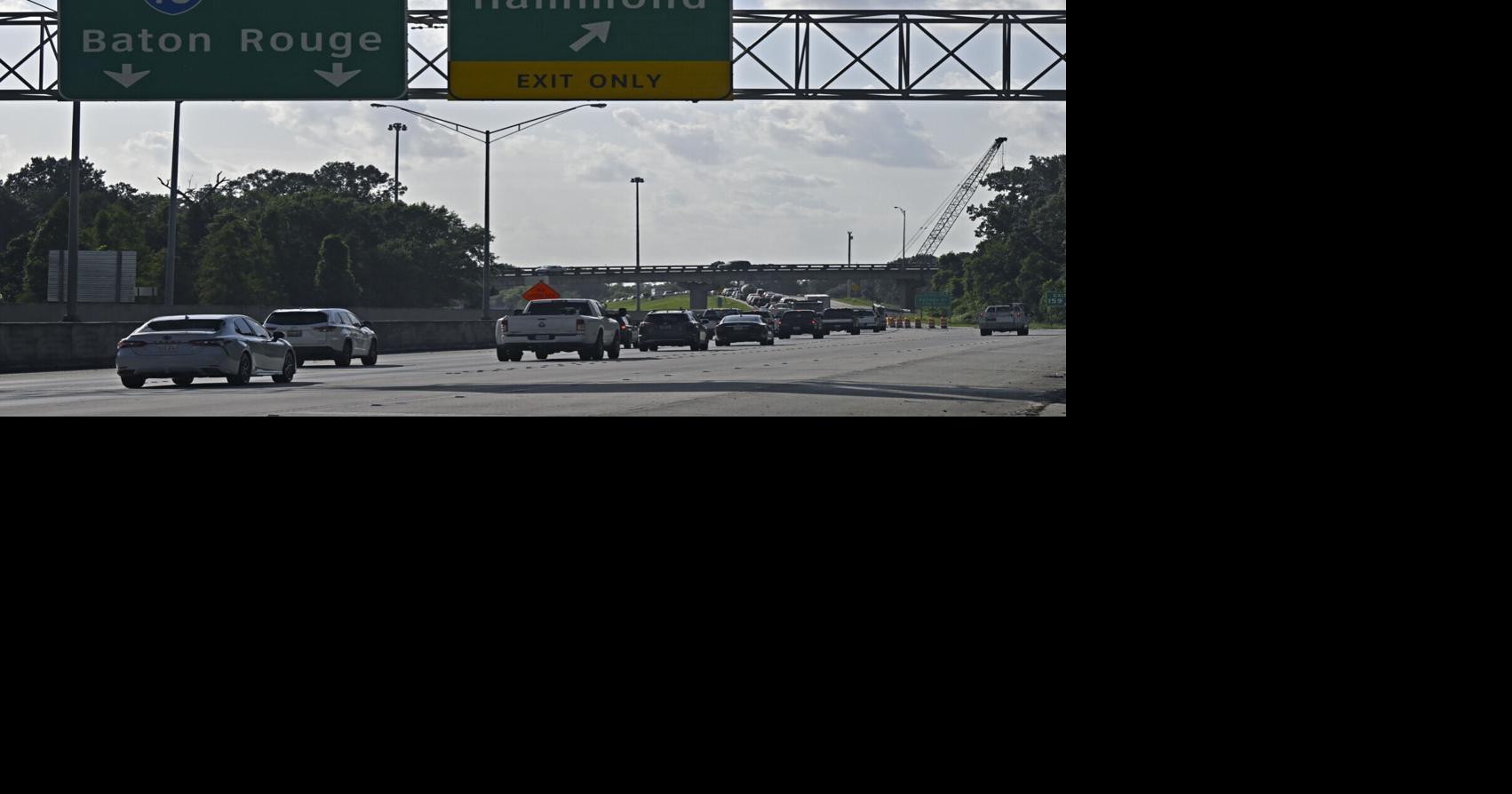 Westbound lanes of I-10 are shut down in Baton Rouge. Here’s where.