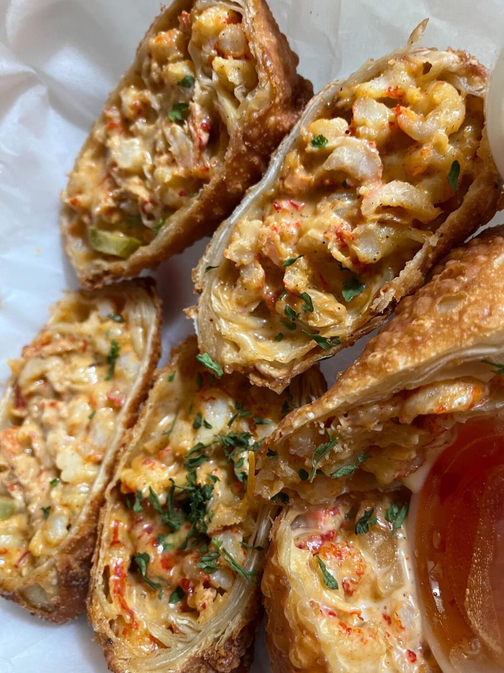 Crawfish eggrolls, tuna steak and quesabirria tacos The best things we