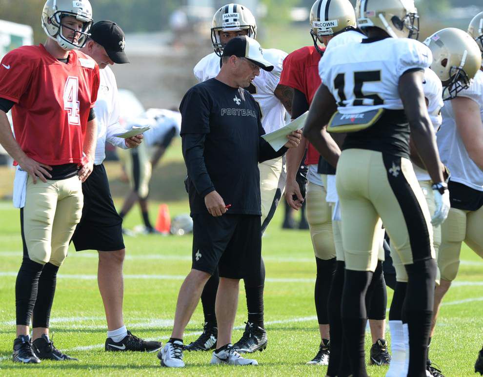 The Saints have plenty of voices when it comes to calling offensive plays _lowres