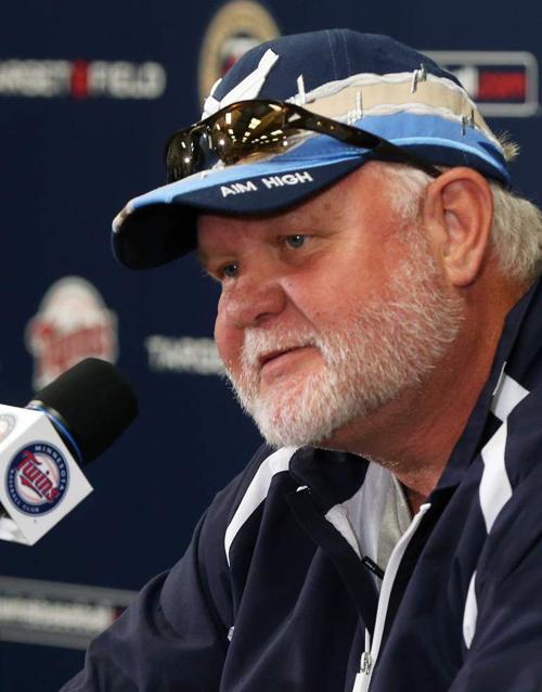 MINNEAPOLIS — The Minnesota Twins have fired manager Ron Gardenhire after 13 seasons that included at least 92 losses in each of the last four years.
The move was made Monday, ending the second-longest active tenure in the major leagues behind Mike Scioscia of the Angels.
Gardenhire played an integral role in the franchise’s renaissance, guiding the Twins to their first of six American League Central division titles in 2002 in his first season on the job. But Gardenhire’s teams only got out of the first round once in those six trips.
Gardenhire had one year left on his contract.
Tom Kelly suffers stroke
MINNEAPOLIS — The Minnesota Twins said former manager Tom Kelly is recovering after suffering what the team calls a minor stroke last week.
Twins general manager Terry Ryan says he spoke to Kelly on Monday. Kelly told Ryan that he was briefly hospitalized after the stroke, but doctors have told him that he should make a full recovery.
Kelly has done some broadcast work during the team’s games in recent seasons and has long been a special instructor in the minor leagues for the organization.
He managed the Twins from 1986 to 2001 and led the team to World Series championships in 1987 and 1991.
Umpiring crews named
NEW YORK — Umpires Gerry Davis and Joe West will be the crew chiefs for the wild-card games this week. Major League Baseball on Monday announced the assignments for the early-round matchups.
Davis has worked 122 postseason games, more than any other umpire. He’ll handle the Oakland at Kansas City game Tuesday night, along with James Hoye, Dan Iassogna, Bill Miller, Todd Tichenor and Bill Welke.
West tops all active umpires with 37 years in the majors. He’ll work San Francisco at Pittsburgh on Wednesday night with Doug Eddings, Paul Emmel, Andy Fletcher, Brian Gorman and Mark Wegner.
Ted Barrett will be in charge when the AL wild card visits the Los Angeles Angels in the division series Thursday. The crew includes Lance Barksdale, Chris Guccione, Paul Nauert, Jeff Nelson and Jim Reynolds.
Jeff Kellogg’s crew for the Detroit-Baltimore series is Scott Barry, Dan Bellino, Fieldin Culbreth, Paul Schrieber and Jim Wolf.
Mike Winters will work the NL wild card at Washington series with Vic Carapazza, Laz Diaz, Tom Hallion, Brian Knight and Hunter Wendelstedt.
Dale Scott will be the crew chief for the St. Louis-Dodgers series with Eric Cooper, Rob Drake, Jerry Layne, Jerry Meals and Alan Porter.
Umpires Phil Cuzzi and Tim Timmons will work as the replay officials during the wild-card game.
CB Bucknor, Chris Conroy, Ed Hickox and Brian O’Nora will be the replay umpires for the division series. _lowres