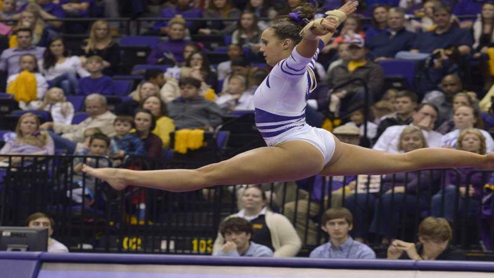 Rheagan Courville Leads Lsu Gymnastics Team To A Throttling Of Missouri Lsu Theadvocate Com