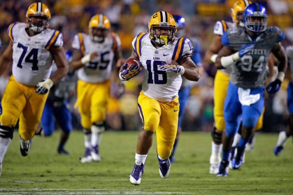 Video: LSU running back Terrence Magee says special teams set the tone for the Tigers against Kentucky _lowres