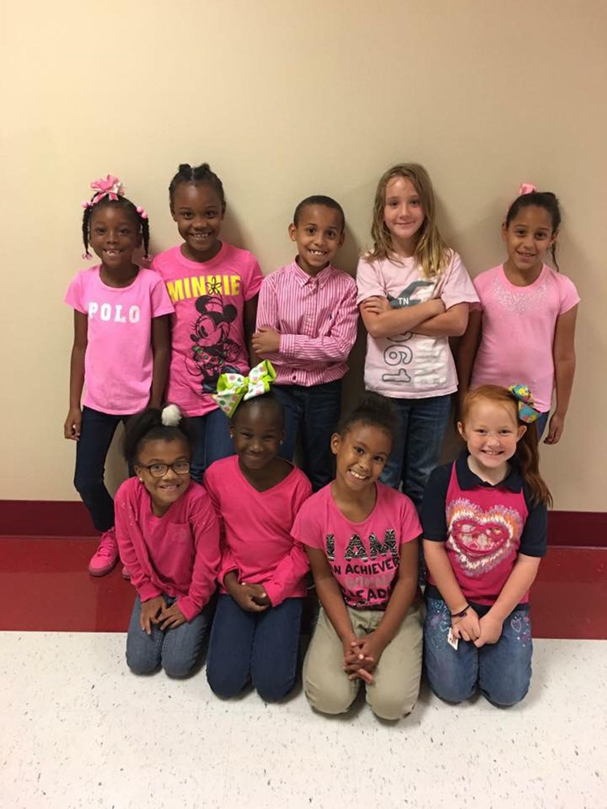 Pecan Grove Primary School goes pink for breast cancer awareness