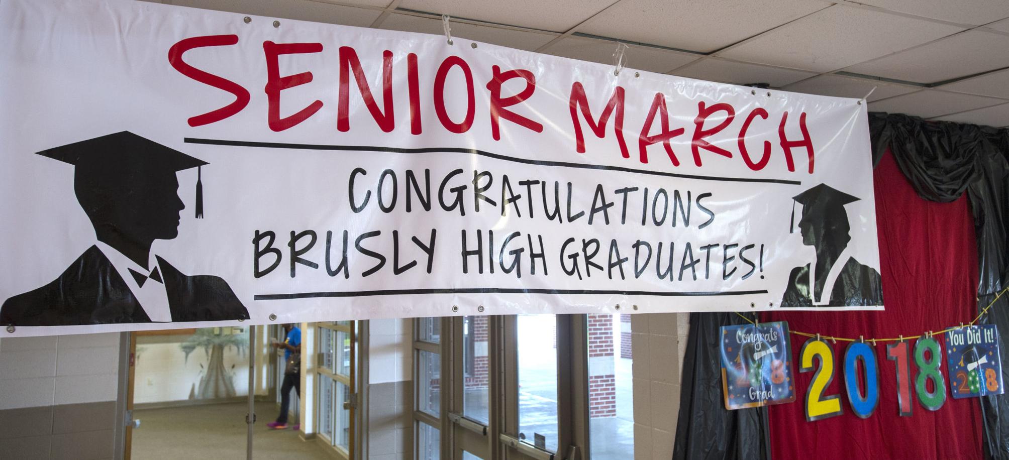Photos, video Brusly High graduates take 'Senior March' through Brusly