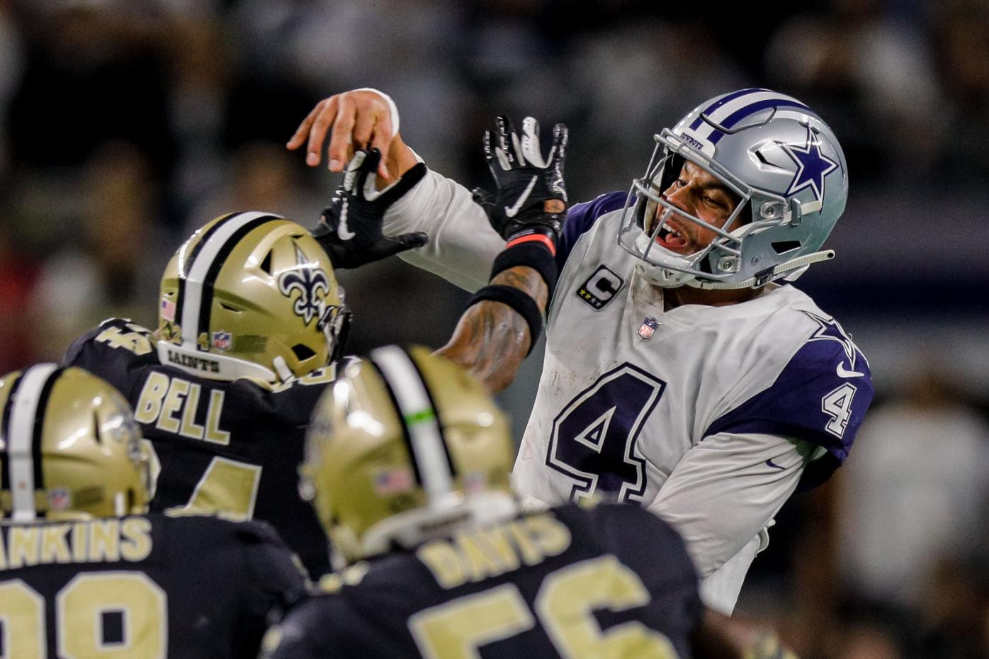 Cowboys stifle Brees, end Saints' 10-game win streak, 13-10 – The Denver  Post