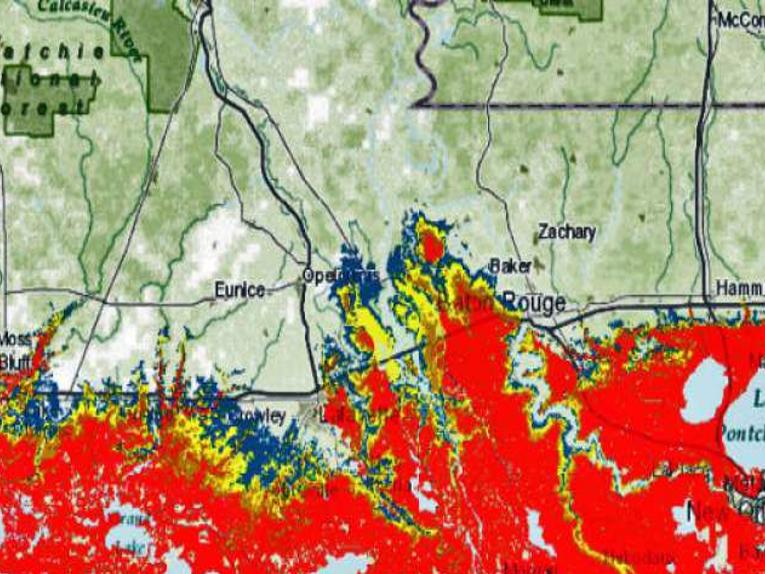 The Lens Latest Storm Surge Maps Show Shocking Scenarios For South Louisiana Nation World Theadvocate Com