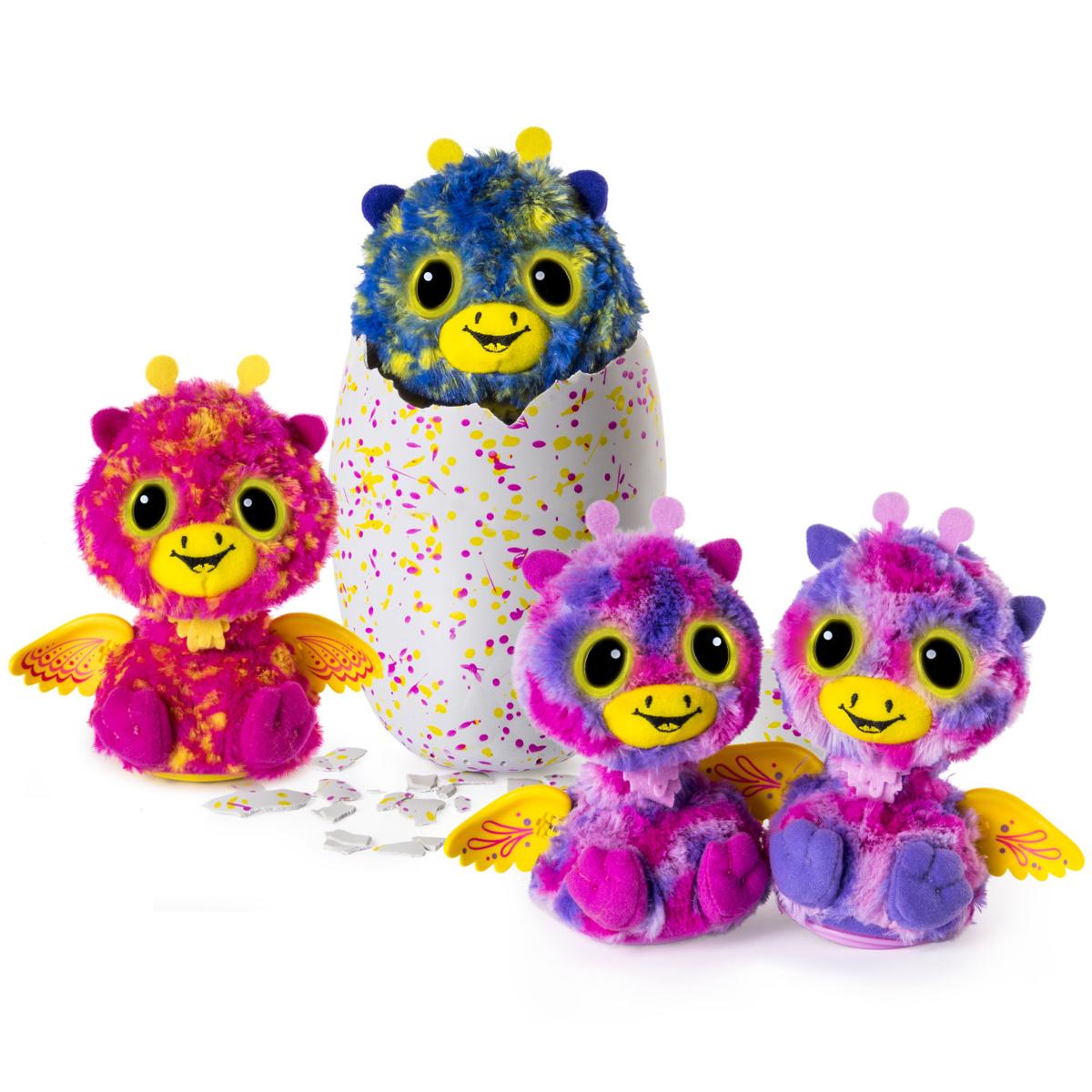 hatchimals talking twin surprise plush