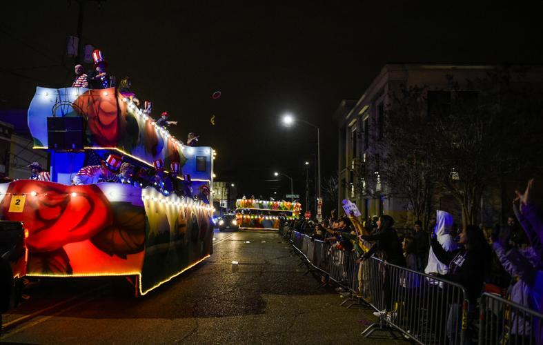 Parade cam replay Watch the Krewe of Bonaparte roll through Lafayette