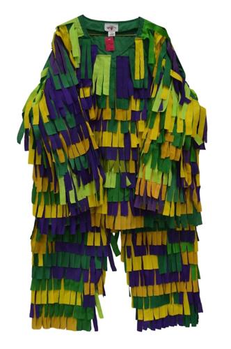 Sew What! Design creates fringe courir de Mari Gras costumes
