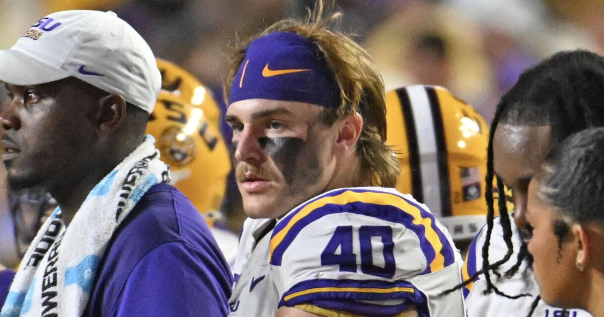 LSU will reportedly not have a star LB against Texas A&M, but he may return for the Alabama game
