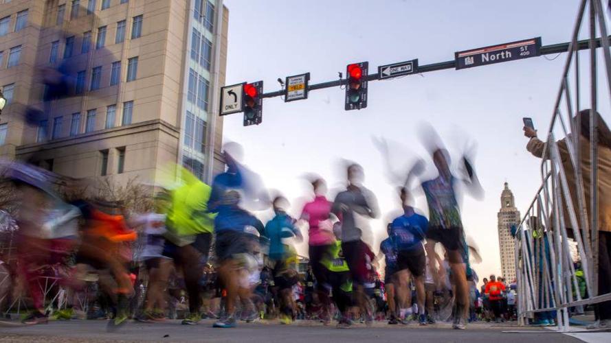 Photos Runners step into high gear during annual Louisiana Marathon
