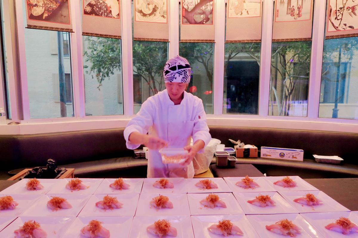 Tuna in sushi crossword