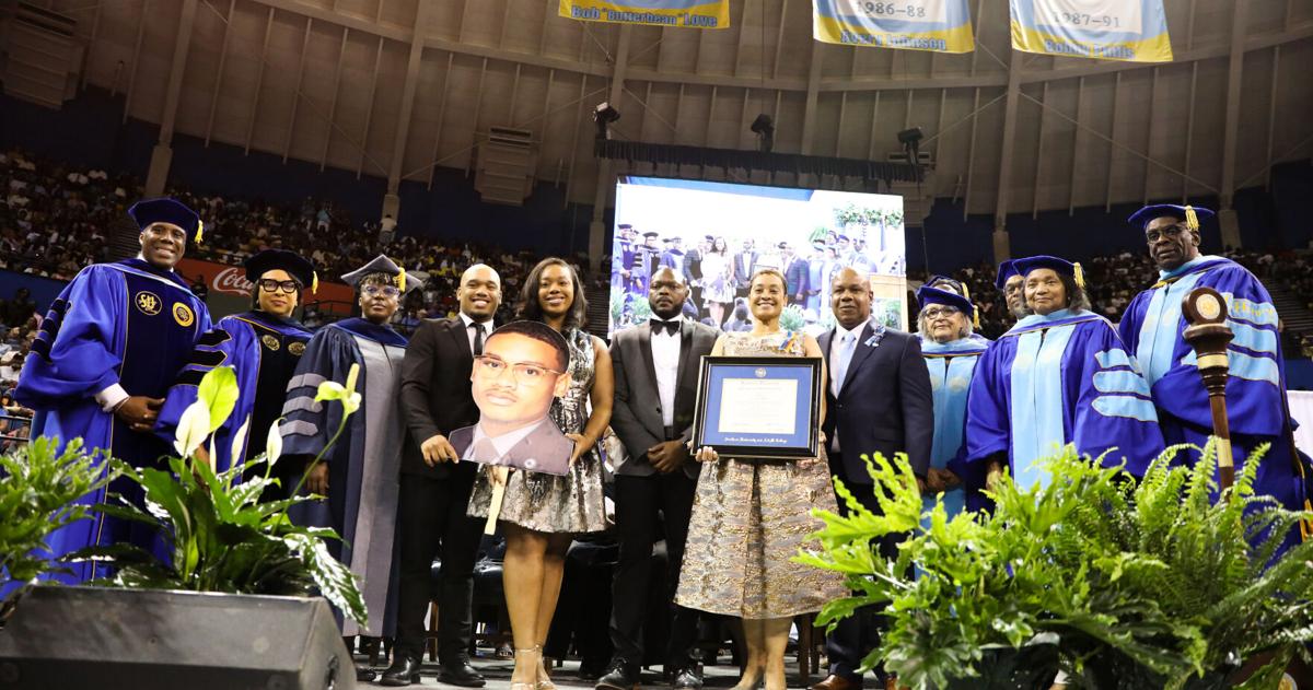 Caleb Wilson receives posthumous degree as hundreds graduate from Southern University: ‘We love you’