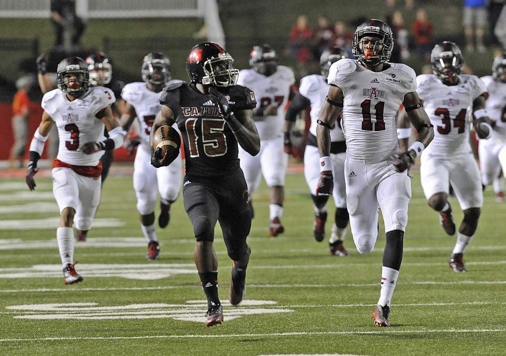 Elijah McGuire’s 200-yard game carries Cajuns past Arkansas State _lowres