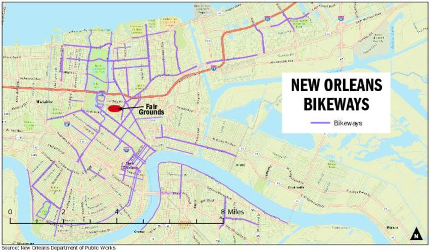 Bicycle lanes make riding to the Fair Grounds safe, easy Baton Rouge