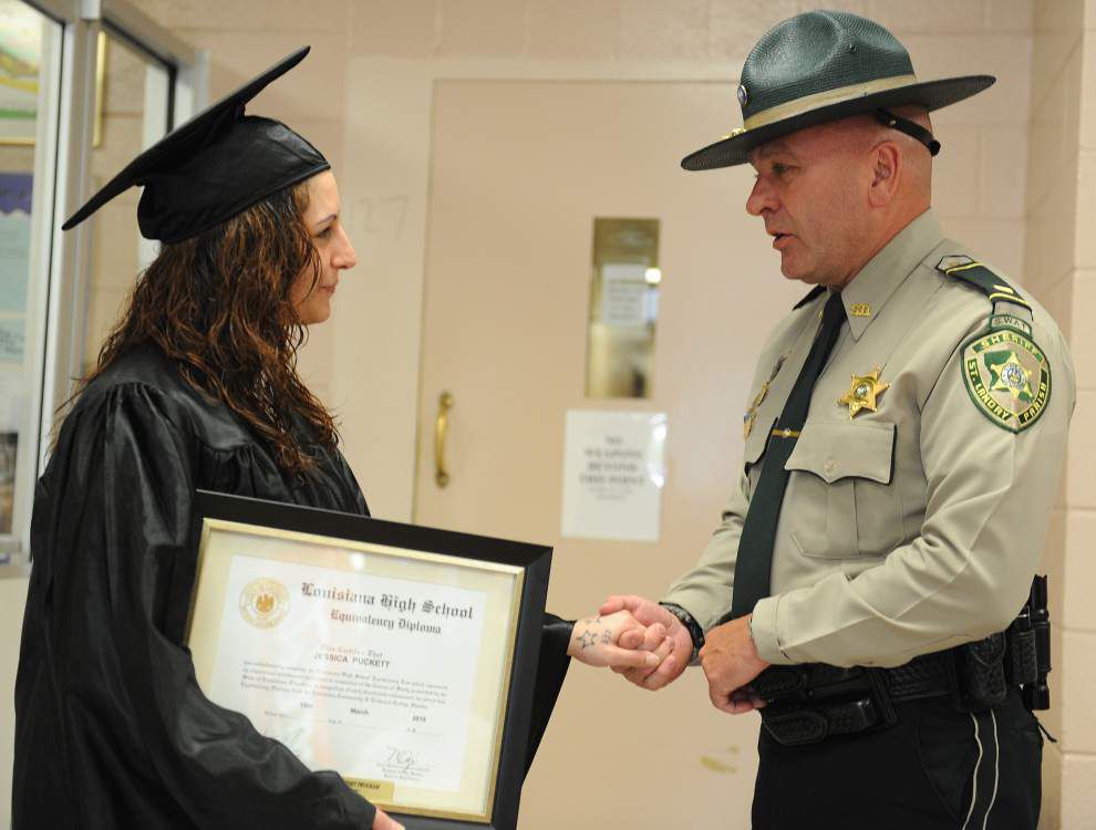 St. Landry Parish jail inmate earns GED; first to graduate under new