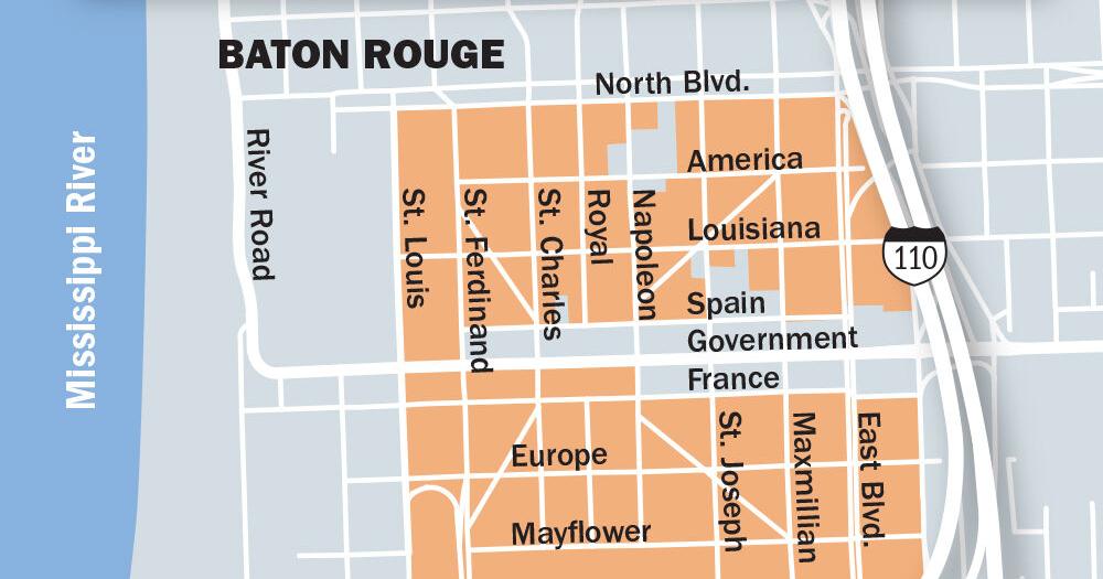 070421 Beauregard Town historic district map | | theadvocate.com